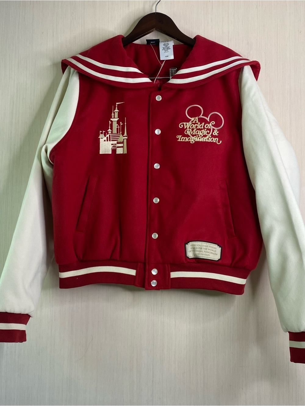 NWT Walt Disney World Letterman Varsity Jacket for Women by Her Universe XL